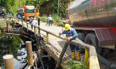 Petroecuador declaró emergencia en sus operaciones del SOTE./ Foto: cortesía EFE