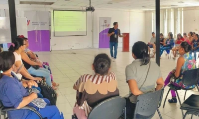 La capacitación abordó buenas prácticas en el cultivo de cacao / Foto: cortesía MAG