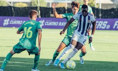 Stiven Plaza Castillo pone fin a su etapa en el Real Valladolid, equipo al que se incorporó a inicios del 2019 / Foto: cortesía Real Valladolid