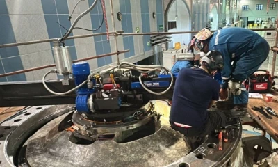 Personal especializado de Celec ejecutó las tareas en Coca Codo Sinclair / Foto: cortesía Celec