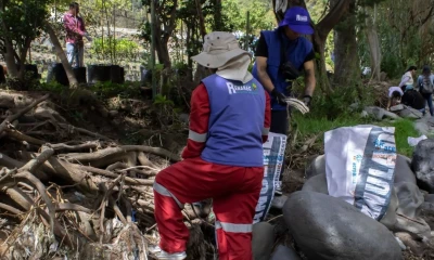 Los voluntarios recolectaron un total de 435,80 kg de residuos, entre textiles, botellas PET y otros desechos / Foto: cortesía