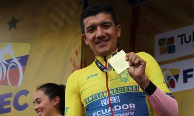 Richard Carapaz ganó su primera corona en Ecuador / Foto: EFE