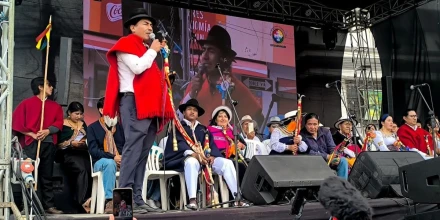 Gobierno archiva el registro de la directiva de Ecuarunari presidida por Leonidas Iza