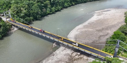 Puente sobre el río Napo reabre al tránsito tras inversión estatal superior a USD 639 mil