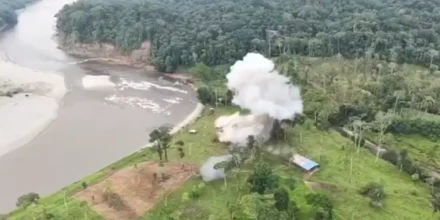Operativo en Sucumbíos destruye campamento de narcotráfico con apoyo de EE. UU.