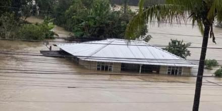 180 personas fueron evacuadas en Zamora Chinchipe por inundaciones