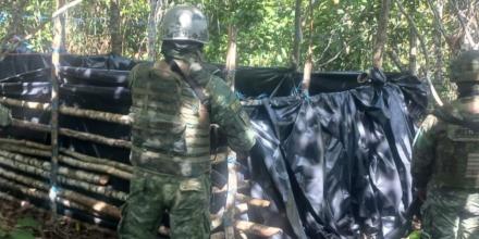 El Ejército decomisó 20.000 galones de combustible en Sucumbíos