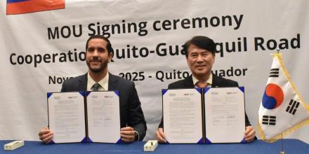 Corea del Sur impulsará la vía Quito-Guayaquil