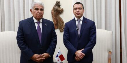 Noboa y Mulino analizan cooperación para luchar contra la evasión fiscal