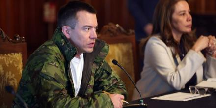 Noboa se reunirá con la directora gerente del FMI en Suiza