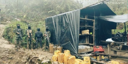 Operativo militar incauta más de 700 explosivos en Zamora Chinchipe