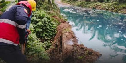 Perforación clandestina provocó derrame de diésel en Quinindé