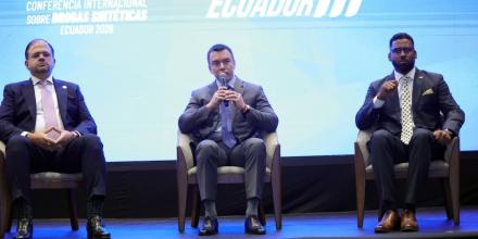 Noboa cuestionó falta de firmeza de otros países para combatir crimen