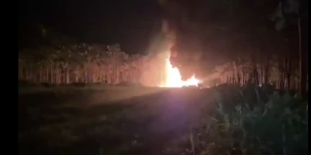 Incendio en Quinindé estaría ligado a perforación ilegal de ducto petrolero