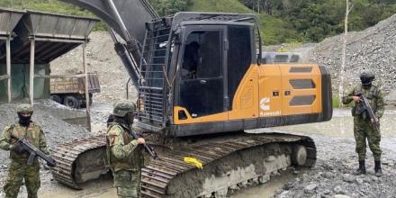 Ejército ejecutó operación contra la minería ilegal en Cumbaratza