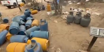Perú intervino un depósito clandestino de gas en Tumbes