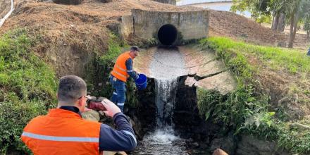 Manzano advirtió riesgo en el agua del río Daule