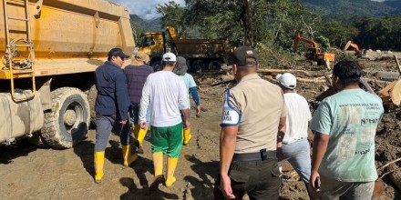 Aluvión en Zamora Chinchipe deja 300 familias afectadas; Gobierno anuncia asistencia humanitaria