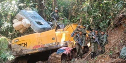 Fuerzas Armadas anuncian operativo contra la minería ilegal en el Parque Podocarpus