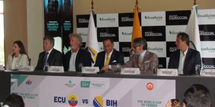 Copa Davis: Ecuador recibirá a Bosnia y Herzegovina en Quito
