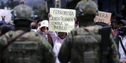 Conaie aseguró que seguirá en resistencia tras enfrentamientos en Otavalo