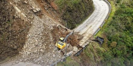 El MTOP declaró emergencia vial en Zamora Chinchipe