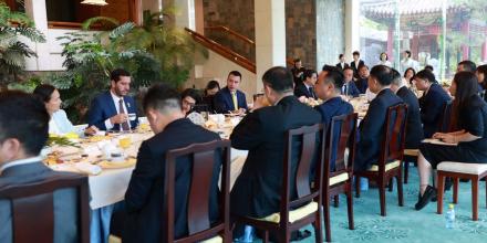 Noboa impulsó la inversión extranjera durante su visita a China