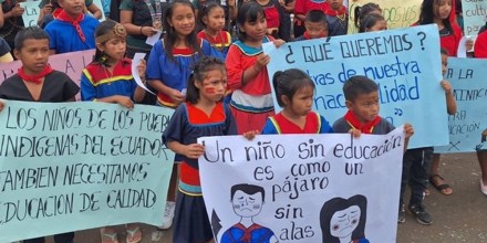 Juez reconoció vulneración a derecho de educación de comunidad Sinangoe