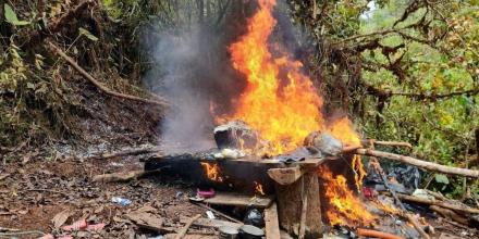Operativo militar clausura dos enclaves de minería ilegal en Zamora Chinchipe