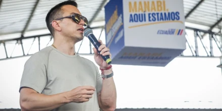 Noboa expone estrategia en seguridad, comercio e inversión en entrevista internacional