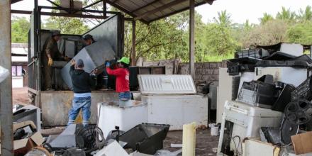 15 toneladas de residuos electrónicos salieron de Galápagos