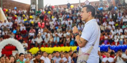 Noboa anunció $ 64 millones para 28 proyectos en la Amazonía