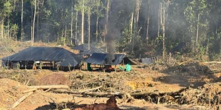 Minería aurífera disparó la deforestación amazónica en 2025