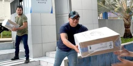 CNE inició distribución de paquetes electorales con resguardo militar