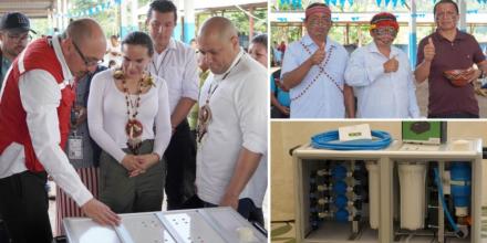 Comunidades achuar y shuar de Morona Santiago recibieron 6 plantas de agua