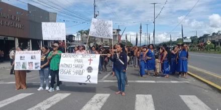 Taruka exige justicia tras operativo militar en Sucumbíos vinculado a minería ilegal
