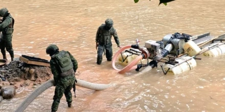 Minería ilegal se expande en la Amazonía mientras el Ejército intensifica operativos