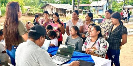 Brigadas sociales llegaron a comunidades remotas de Pastaza