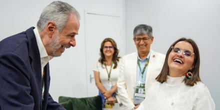 María José Pinto impulsa cooperación por la Amazonía en la COP30