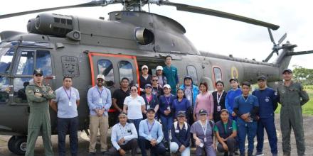 Brigadas médicas atienden emergencia sanitaria en Taisha