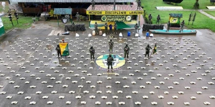 Fuerzas Armadas decomisan más de 1,5 toneladas de droga en Sucumbíos