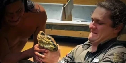 Exploradores de Sucúa reportan hallazgo de anaconda verde en la Amazonía ecuatoriana