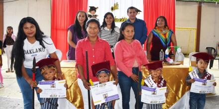 Morona Santiago: 2.417 niños se graduaron de programas de desarrollo infantil