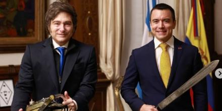 Noboa y Milei fortalecieron lazos bilaterales en Buenos Aires