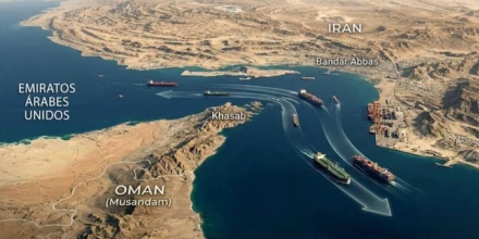 Irán plantea cobrar por el paso de buques en el Estrecho de Ormuz