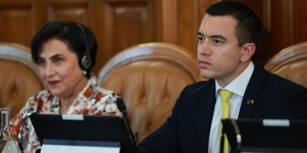 Noboa reforzó cooperación antimafia con Italia