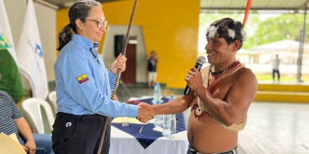 Petroecuador financiará sistema de agua potable para las comunidades de Dicaro y Yarentaro