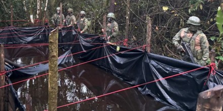 El Ejército localizó una piscina clandestina en Shushufindi