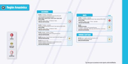 Informe Red Vial Región Amazónica - Junio 23 de 2025