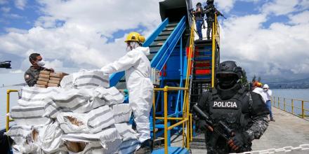 Ecuador decomisó 214 toneladas de droga en 2025, 80 menos que en 2024